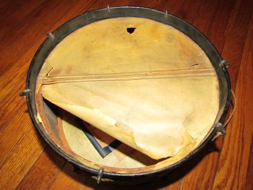 Antique 1917 Childs Band Drum 11" WW1 Era - Picture 9 of 10