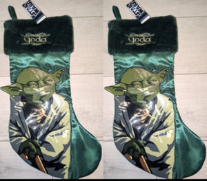 Star Wars Yoda Christmas Stocking Kurt S. Adler Lucas Films ST205