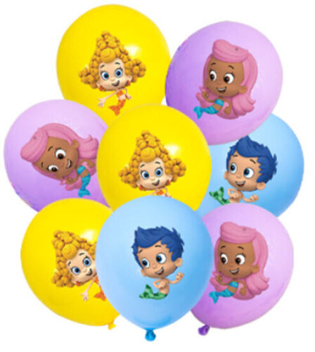 BUBBLE GUPPIES Geburtstag Party Versorgung BALLONS HÄNGENDE WIRBEL KUCHEN TOPPER BANNER - Bild 6 von 7