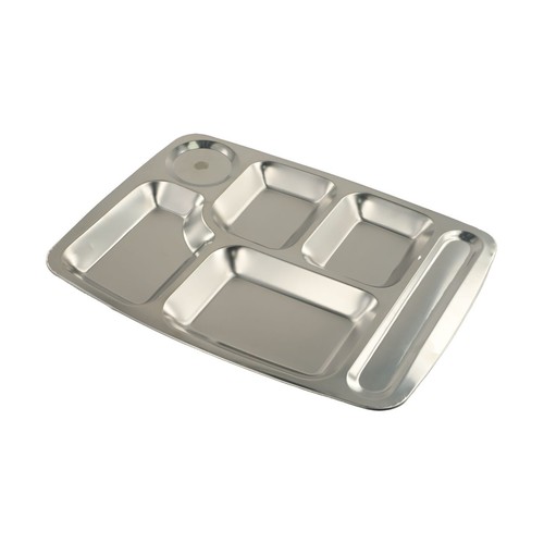 Stainless Steel Tray with Multiple Compartments Perfect for School and Picnics - Picture 5 of 27