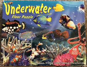 Melissa & Doug XL Underwater Floor Puzzle 48 Pieces | eBay
