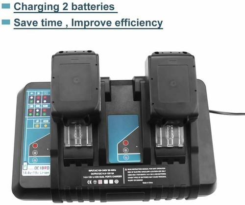 6.0Ah 18V replacement For Makita Lithium ion Battery Or Charger BL1860B BL1830 - Picture 14 of 20