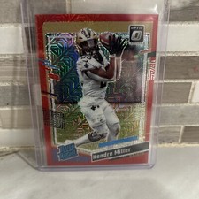 2023 Panini Donruss Optic - Rated Rookie Pink Prizm #284 Kendre Miller (RC)