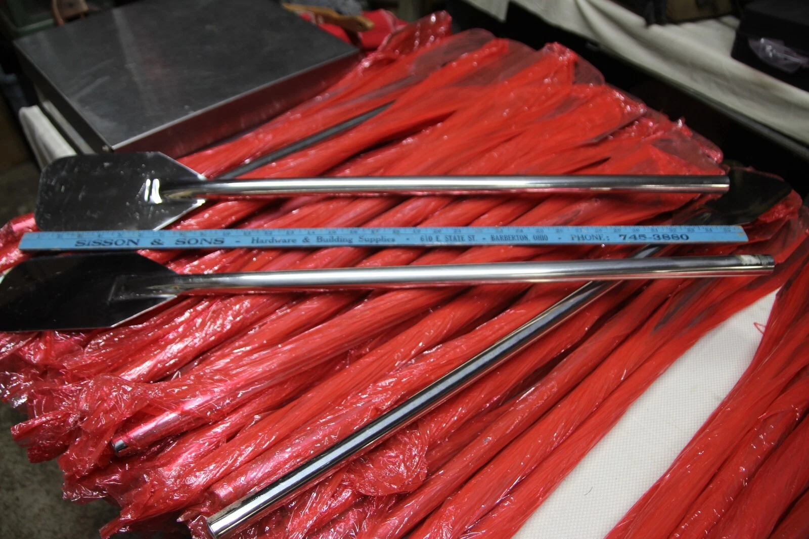 Two (2) pcs 36 in Mixing Paddle s Stainless Steel Strong or Spatula
Opens in a new window or tab