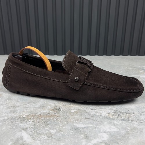 Louis Vuitton Monte Carlo Mokassins Braun Wildleder 10,5 LV oder 11,5 US oder 44,5 EUR - Bild 9 von 24