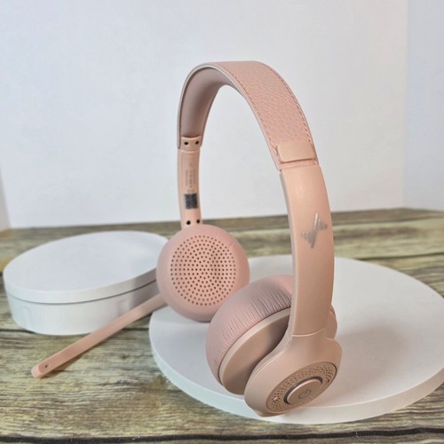 Jiamqishi EH02 Pink Wireless Computer Headset W/ Mic Bluetooth USB-C Charging Fo - Photo 3 sur 8