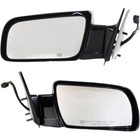 Mirrors Set Paintable Smooth Black For 88-02 Chevrolet C1500 K1500 C2500 K2500
