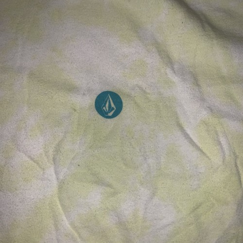 Volcom T Shirt XL Yellow Tie Dye - Picture 2 of 4