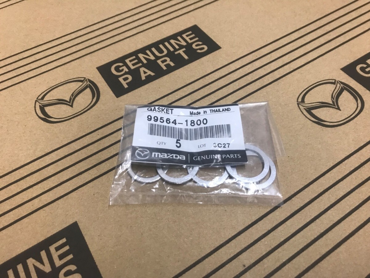 NEW OEM MAZDA Pack of 5 Differential Drain Plug Washers