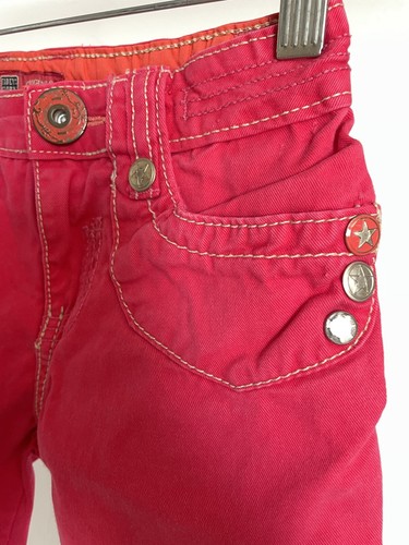 FADED GLORY Little Girls VINTAGE Y2K Cropped Cotton JEANS Medium - Picture 3 of 10