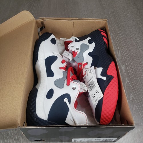 Adidas Harden Vol. 6 USA pallacanestro rosso/bianco/blu taglia 10 nuovi GV9081 - Foto 11 di 12