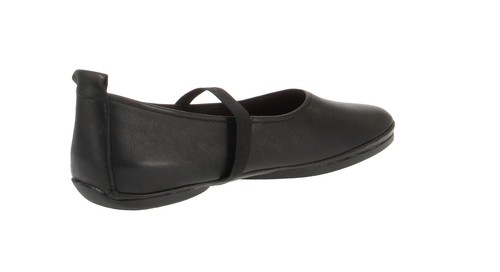 Camper K201643-002 Right Nina - Zapatos señora bailarina - Gobi-Negro - Imagen 2 de 6