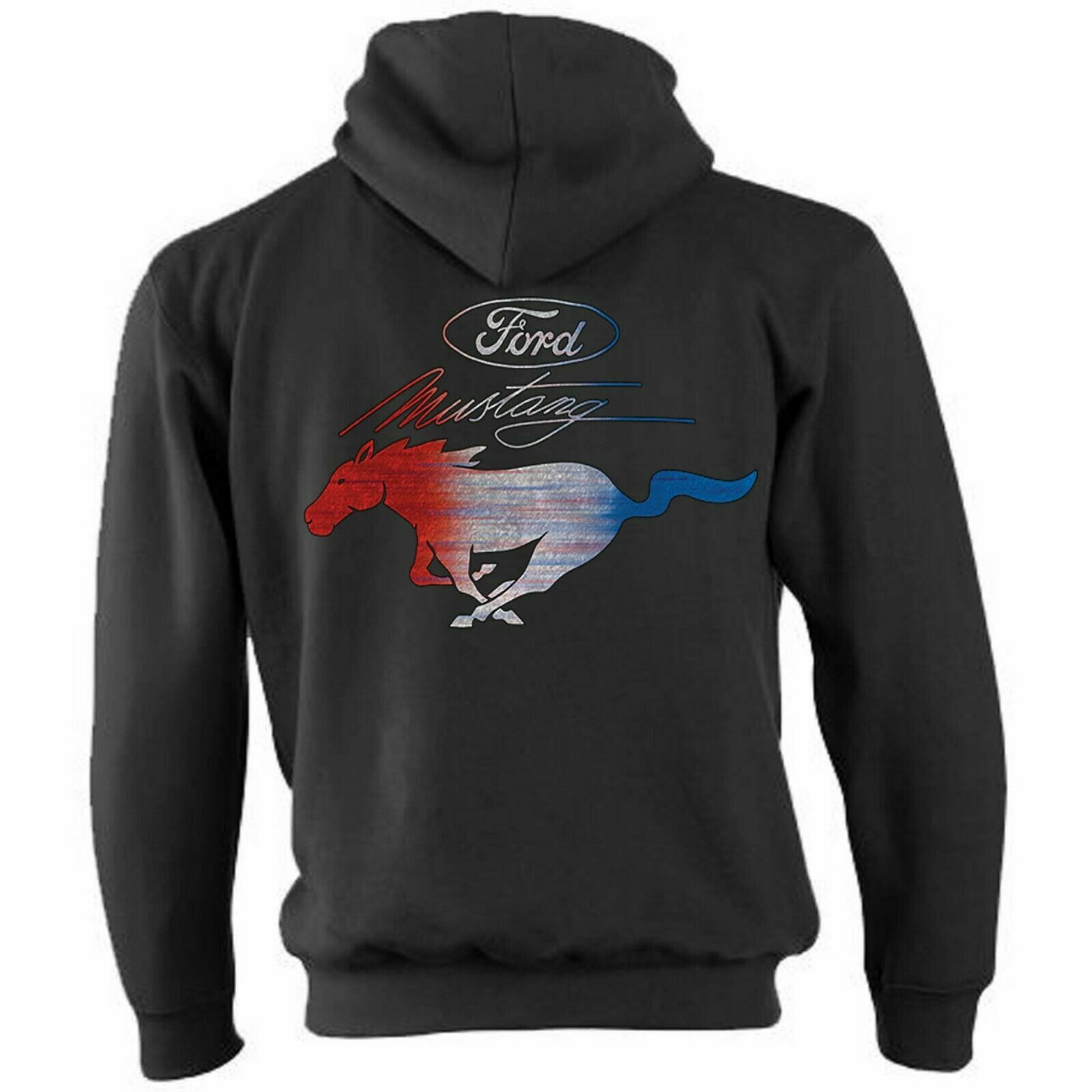 Ford Mustang Pony Zip Hoody Hoodie Licensed Genuine Classic Muscle Car Jacket
