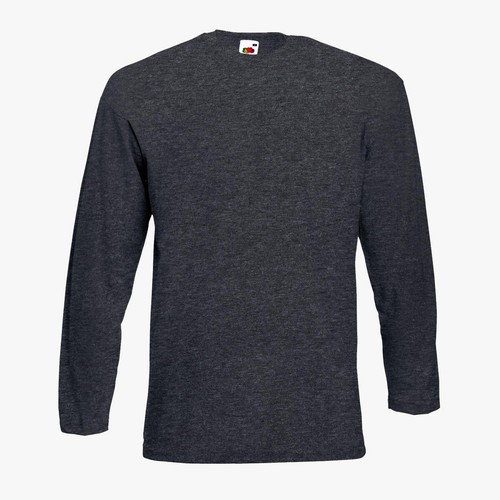 FRUIT OF THE LOOM - Maglietta a maniche lunghe da uomo Valueweight Longsleeve T Shirt - Foto 8 di 35