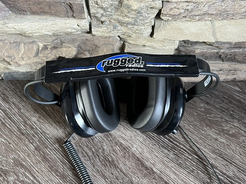 Cuffie solo ascolto radio robuste H40-BLK dietro la testa con jack ingresso 3,5 mm - Foto 3 di 8