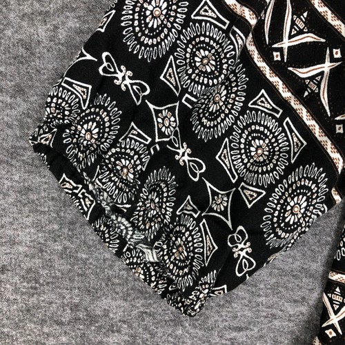 Ali Miles Top Women 2X XXL Black Pink Trim Aztec Indian Southwest Embroidered - Picture 4 of 14