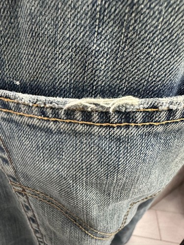 LEVI'S (mod. 501) pantalone jeans VINTAGE uomo man Tg W32-L34 IT46  LLVP12 - Picture 13 of 17