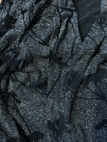 Alex Evenings Women's Size 18W Cardigan Black Silver Sparkle - Picture 3 of 6