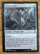 MTG Dragons of Tarkir, Scion of Ugin -- Light Played