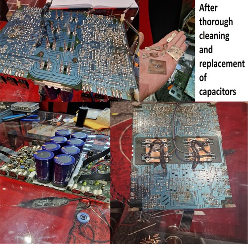 Power Amplifier NAD 218 THX Repair KIT - all capacitors - Picture 14 of 16