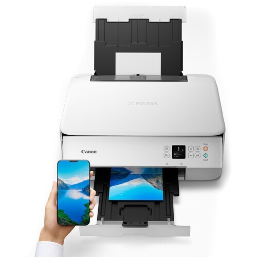 Canon TS6420a All-In-One Printer Wireless Print Copy Scan White NEW with Inks - Picture 3 of 5