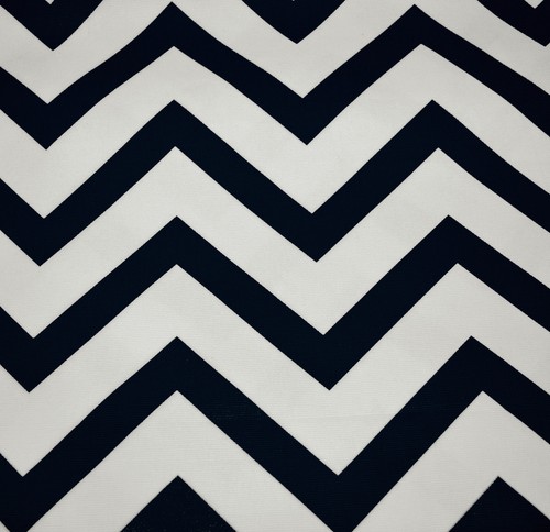 le01n Black Off White Zig Zag Cotton Canvas Round Cushion Cover/Pillow Case - Picture 4 of 6