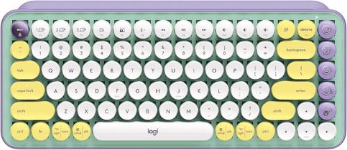 Logitech POP Keys Mechanical Wireless Keyboard with Customizable Emoji