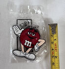 Vintage 1997 M&M Red Candy Collector Key Chain Found Hand on Hip Acrylic New