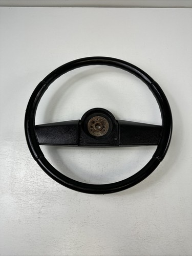 1982-1992 Chevy S10 Truck Steering Wheel Molded Rubber OEM Black - Picture 1 of 17
