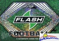 2021 Leaf Flash Football Factory Sealed HOBBY Box-5 AUTOGRAPH ROOKIES! 