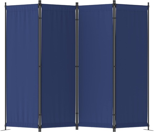 Room Divider 4 Panel Folding Privacy Screens 88'' Room Separation Home Office - Picture 31 of 48