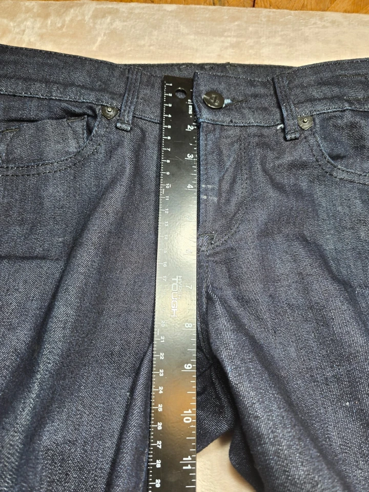 Pantalones de mezclilla J & Company Beverly tiro alto corte bota para mujer talla 29 lavado medio Foto 3 de 4