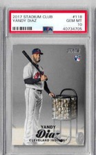 2017 Stadium Club Yandy Diaz Black Foil PSA 9 RC