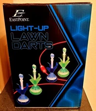 EastPoint Sports LIGHT-UP Lawn Darts Set Backyard Outdoor Day Night Activity Gam
