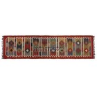 Eco-Friendly Wool Jute Kilim Runner Rug  Boho 2.5x8 Ft Hallway Kitchen Carpet