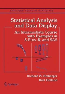 Statistical Analysis and Data Display: An Intermediate Course with E - VERY GOOD