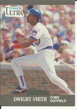1991 FLEER ULTRA Baseball Card #68 Dwight Smith CUBS