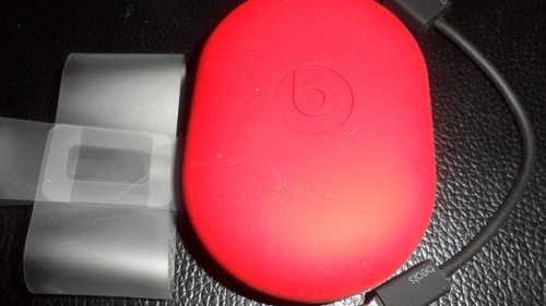 OEM Genuine Red Silicone Case For PowerBeats 3/2, Beats X, and Flex Wireless - Picture 6 of 6