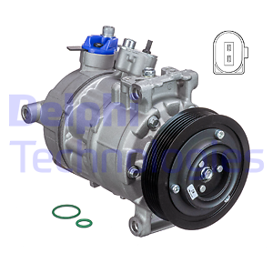 DELPHI Klimakompressor für AUDI A1 (8x1) (2010->) 1,2 - 63KW 85PS T - Bild 4 von 6
