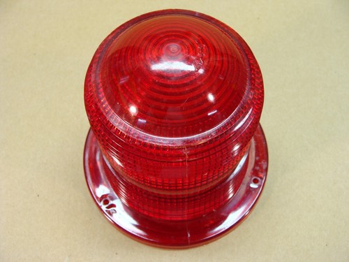 NEW NOS K-D Lamp Co 3471-001 LS347 red beacon dome light lens - Picture 3 of 6
