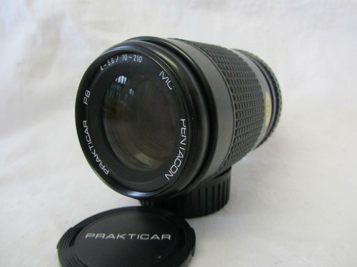 Pentacon Prakticar PM 70-210mm 4-5.6 MC Lens + Caps - Picture 1 of 6