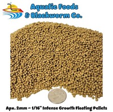 5-lbs 2mm Intense Growth Baby Koi  Pond Fish Floating Pellets
