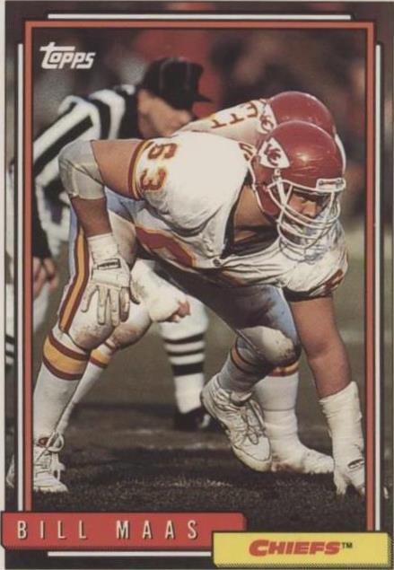 1992 Topps Bill Maas #154 - 1 of 2
