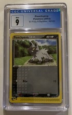 EX Ruby & Sapphire Poochyena  CGC 9 63/109