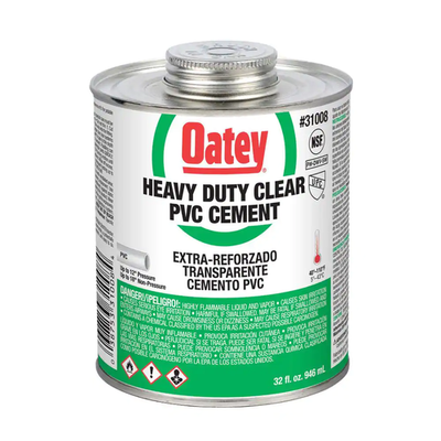 #ad 32 Oz. Heavy Duty Clear PVC Cement $23.96