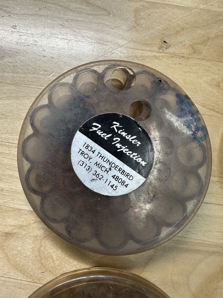 Caja porta píldoras de inyección de combustible Kinsler inyector organizador giros Foto 3 de 4