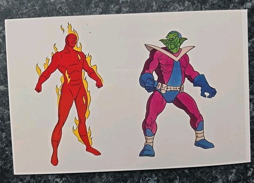 🔥 MARVEL ACTION HOUR Fantastic Four & Iron Man Genesis Comics+ 4 Transparencies - Bild 7 von 9