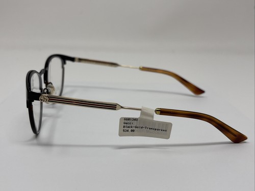 Gucci GG0134O 003 52/19 140 Schwarz/Gold Vollrand Brille A3578 - Bild 13 von 23