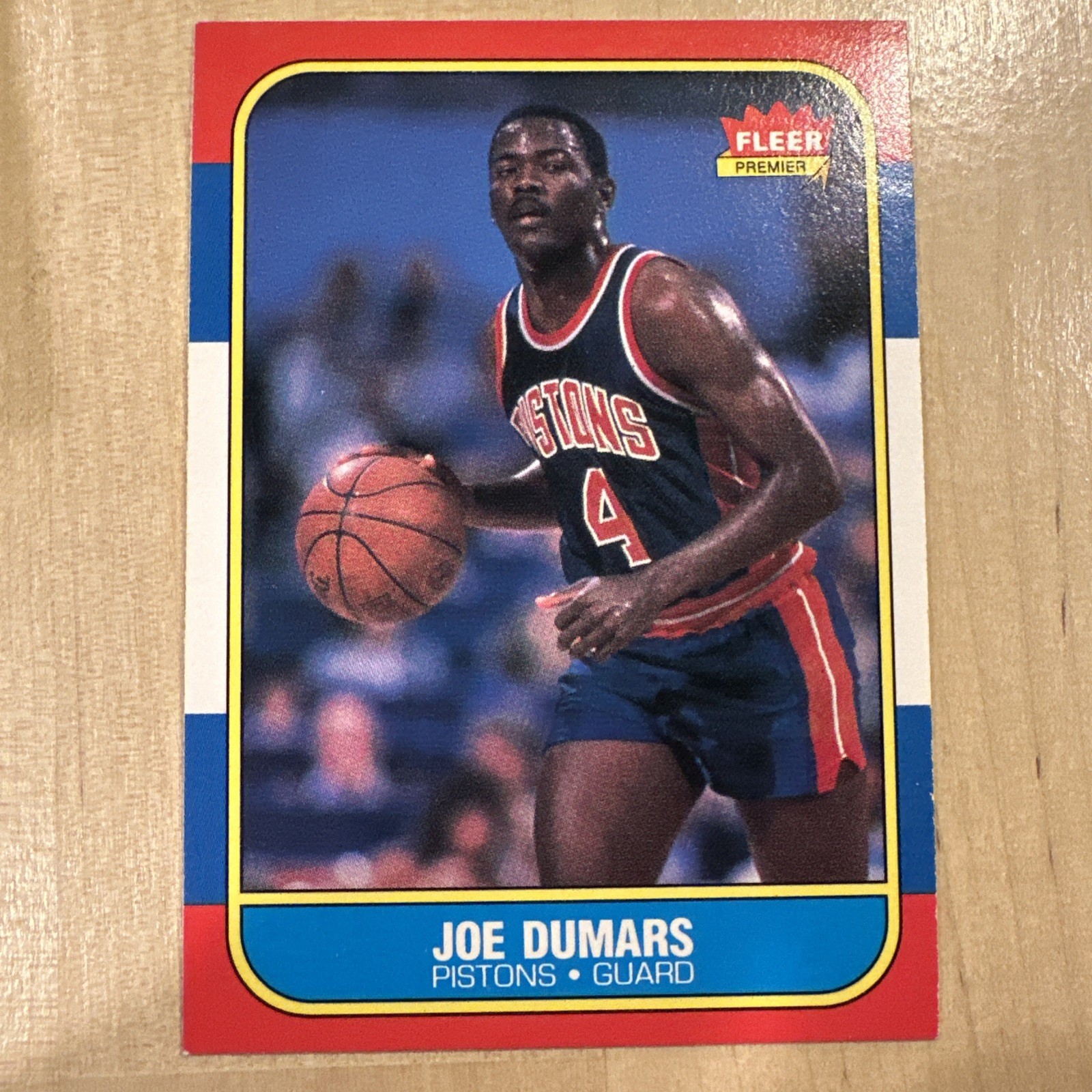 1986-87 Fleer - Joe Dumars #27 (RC)
