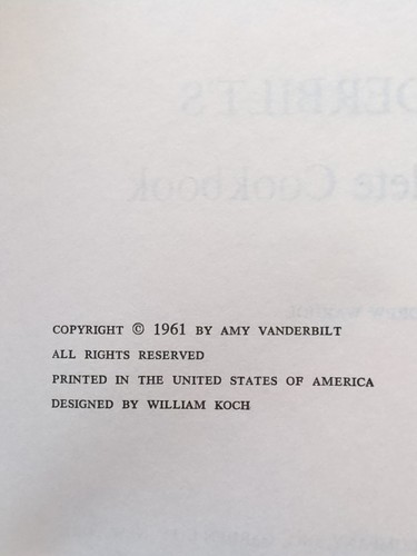 Vintage 1961 copy of Amy Vanderbilt’s Complete Cookbook Andy Warhol Illustrator - Picture 3 of 7